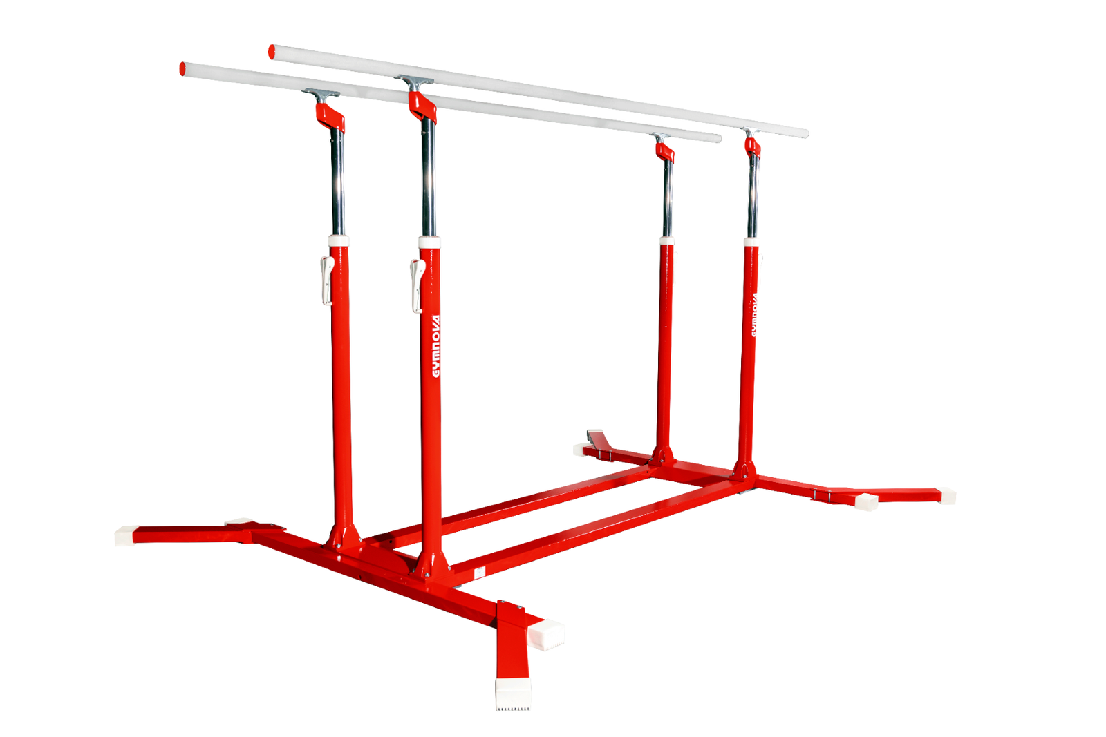 BARRAS PARALELAS DE COMPETICIÓN «LIVERPOOL» CON BASTIDOR REFORZADO & BARRA DE FIBRA NATURAL - Homologadas por la FIG